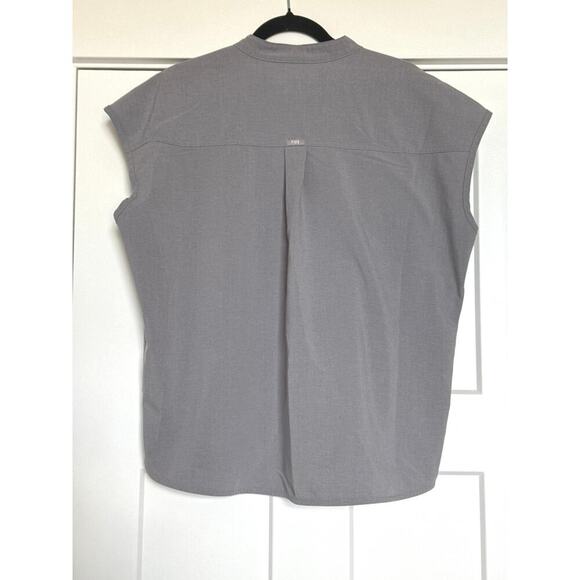 Figs Rafaela Graphite Oversized Scrub Top Womens Size L WXXSW1003 - Picture 4 of 7